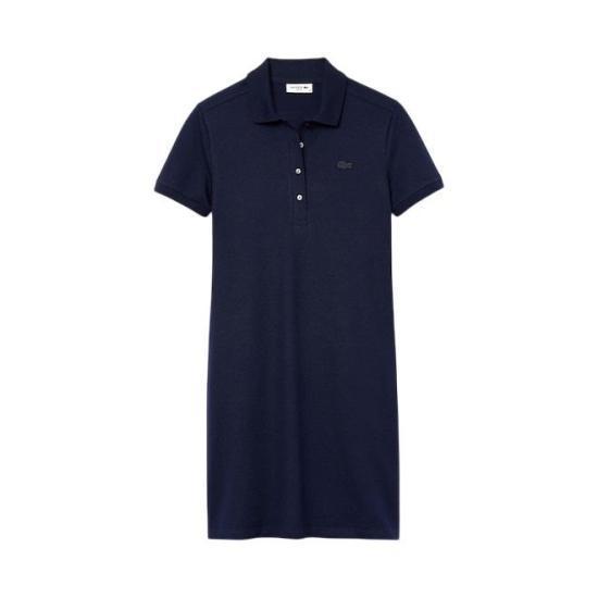 ワンピースその他 LACOSTE Women Dresses EF5473 166 BLU BLUE