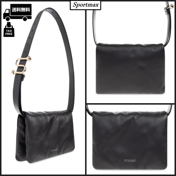 SPORTMAX ESTREMO [エストレーモ] ラムレザー パデッド バッグ