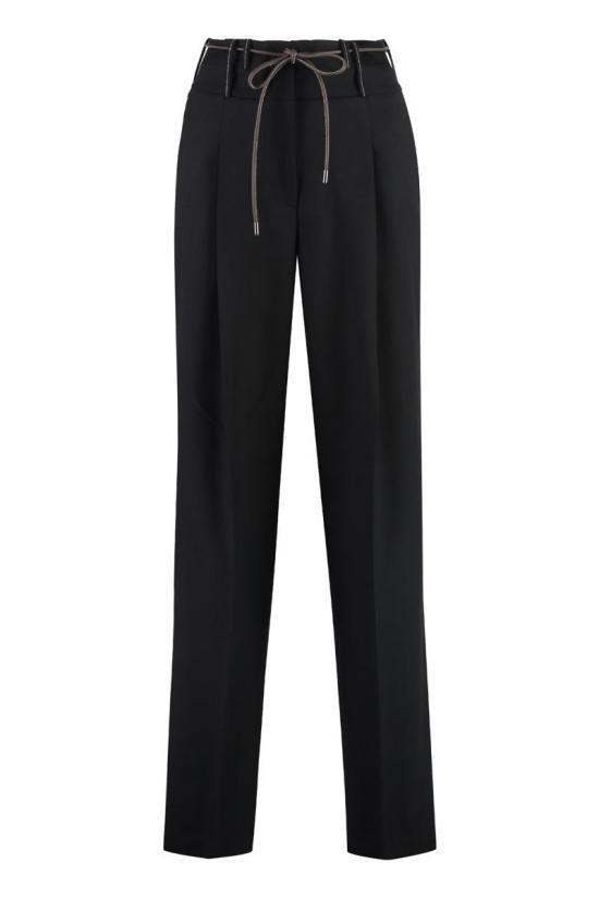 ショートパンツ PESERICO Women Shorts  Burmudas P04853A02660 605 Black
