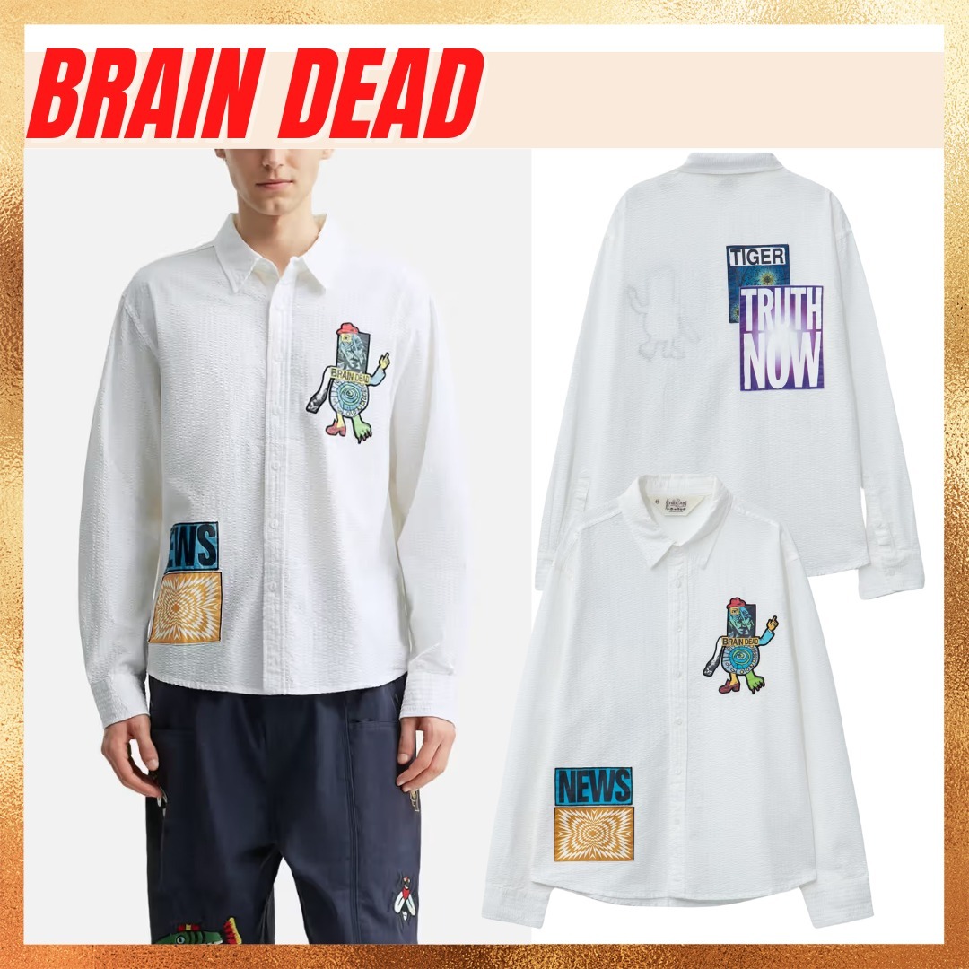 [Brain Dead] ブレインデッド シャツ Shirt (送料関税込み)