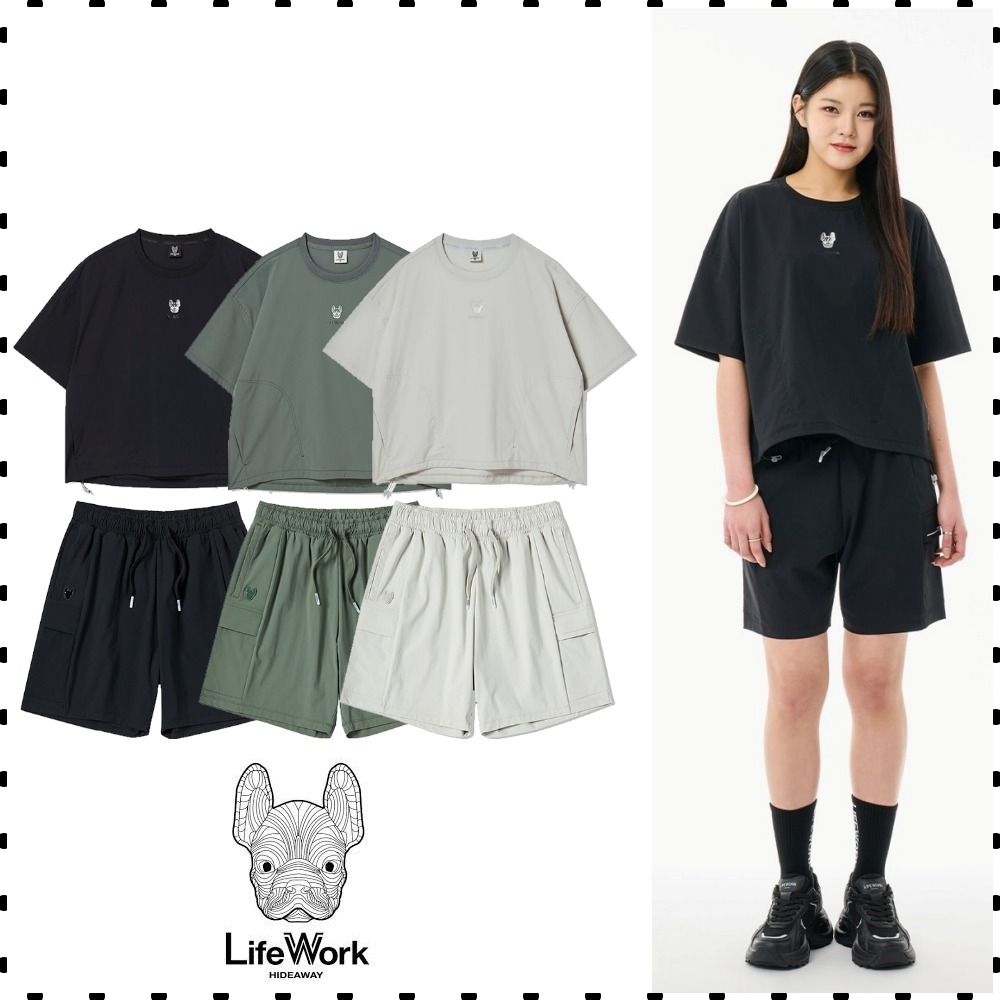 ★Life Work★ ラッシュ 半袖＆パンツ セットアップ