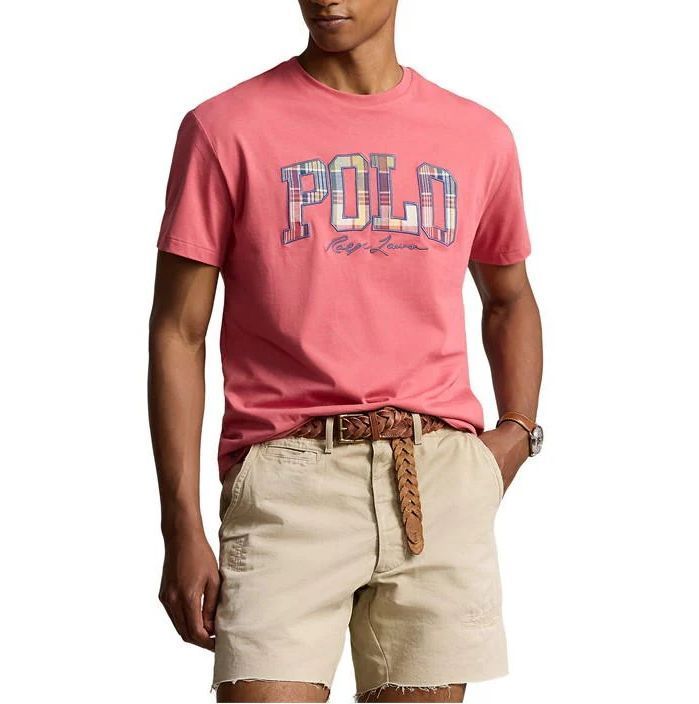Polo Ralph Lauren★半袖 クルーネック チェック ロゴ Tシャツ