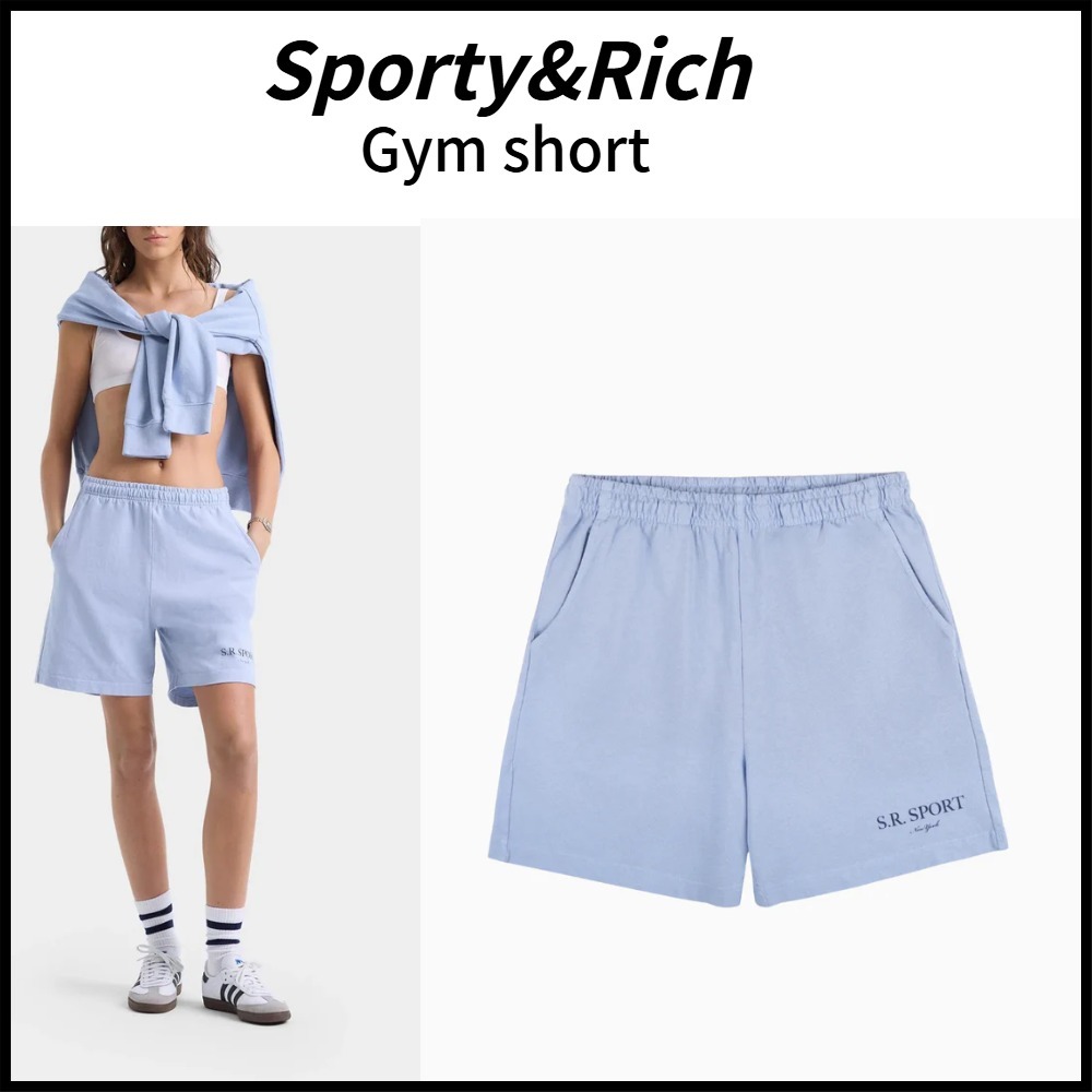 【Sporty＆Rich】関税込★ジムショーツ