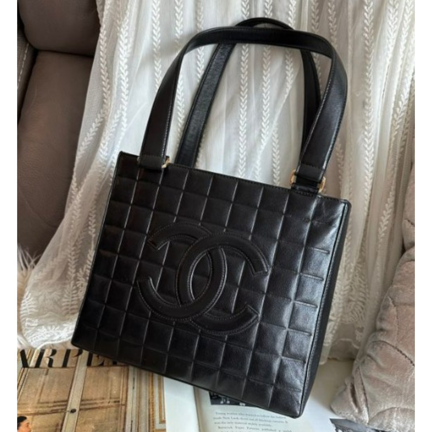 【chanel 】シャネル★レザー ショルダーバッグ【ランク：S】