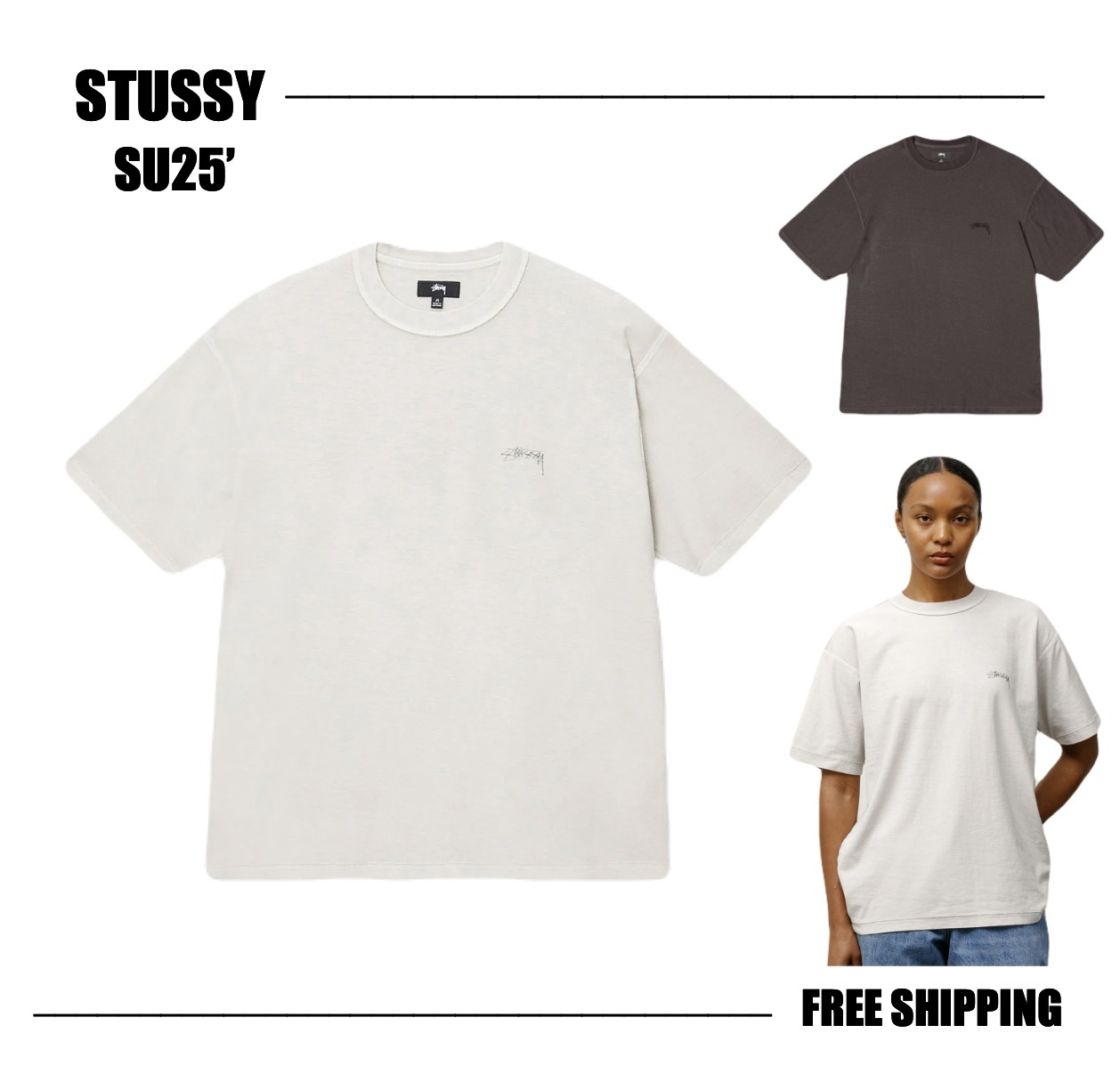 【STUSSY SU25'】Stussy Lazy Tee