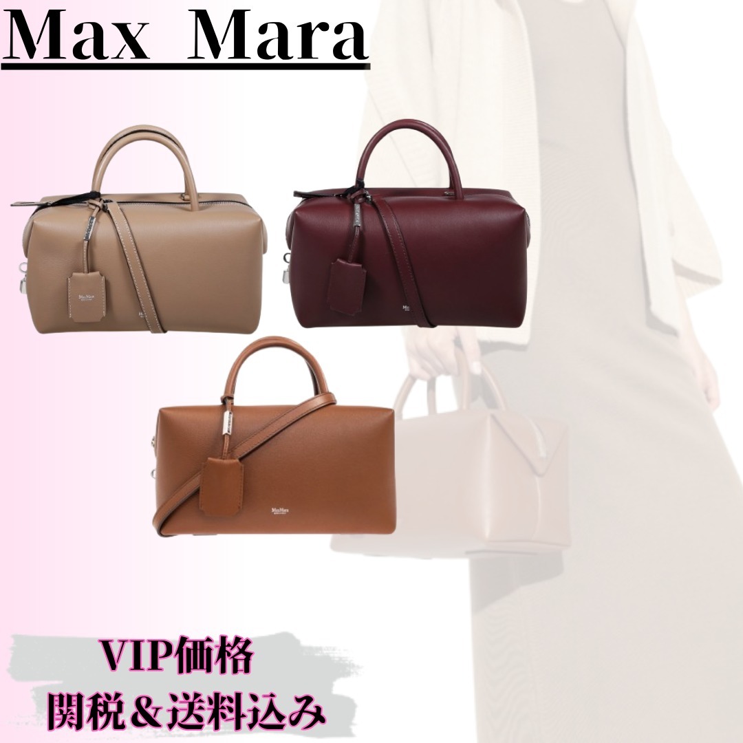 ◆25FW◆関送込【MAX MARA】HOLDALLM*ダブルハンドルバッグ