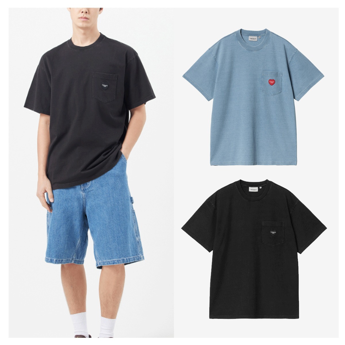 Tシャツ・カットソー CARHARTT S/S INGO POCKET T-SHIRT 5SA383