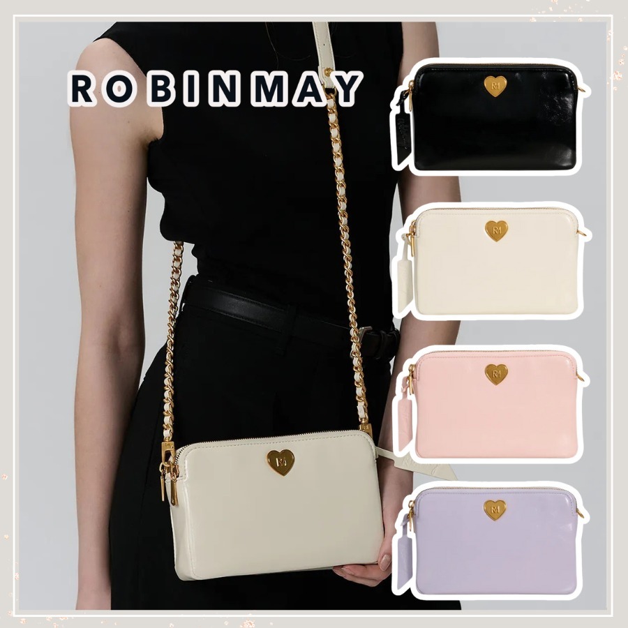 追跡有★Robinmay ハート チェーン ショルダーバッグ