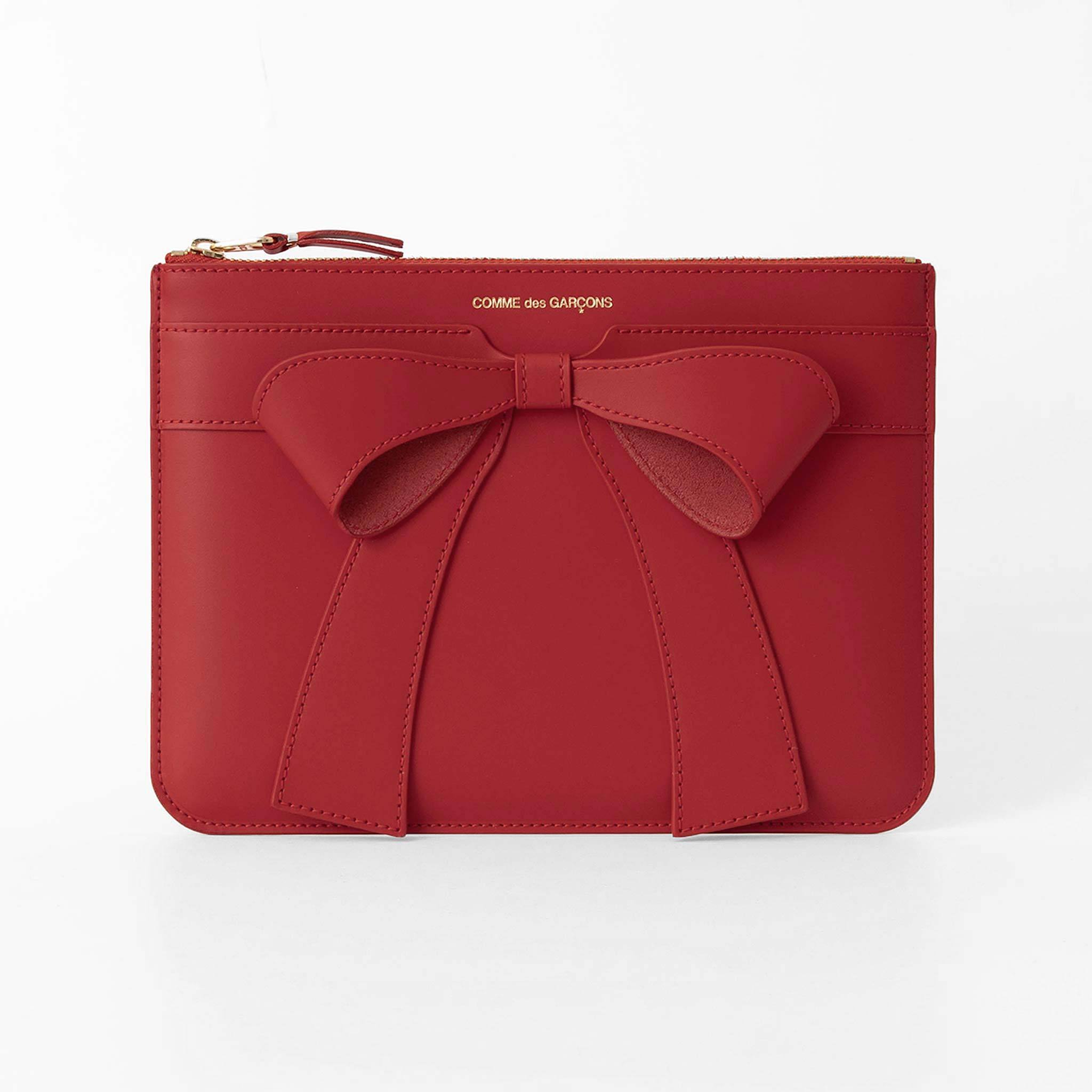 COMME DES GARCONS ポーチ BIG BOW ZIP POUCH
