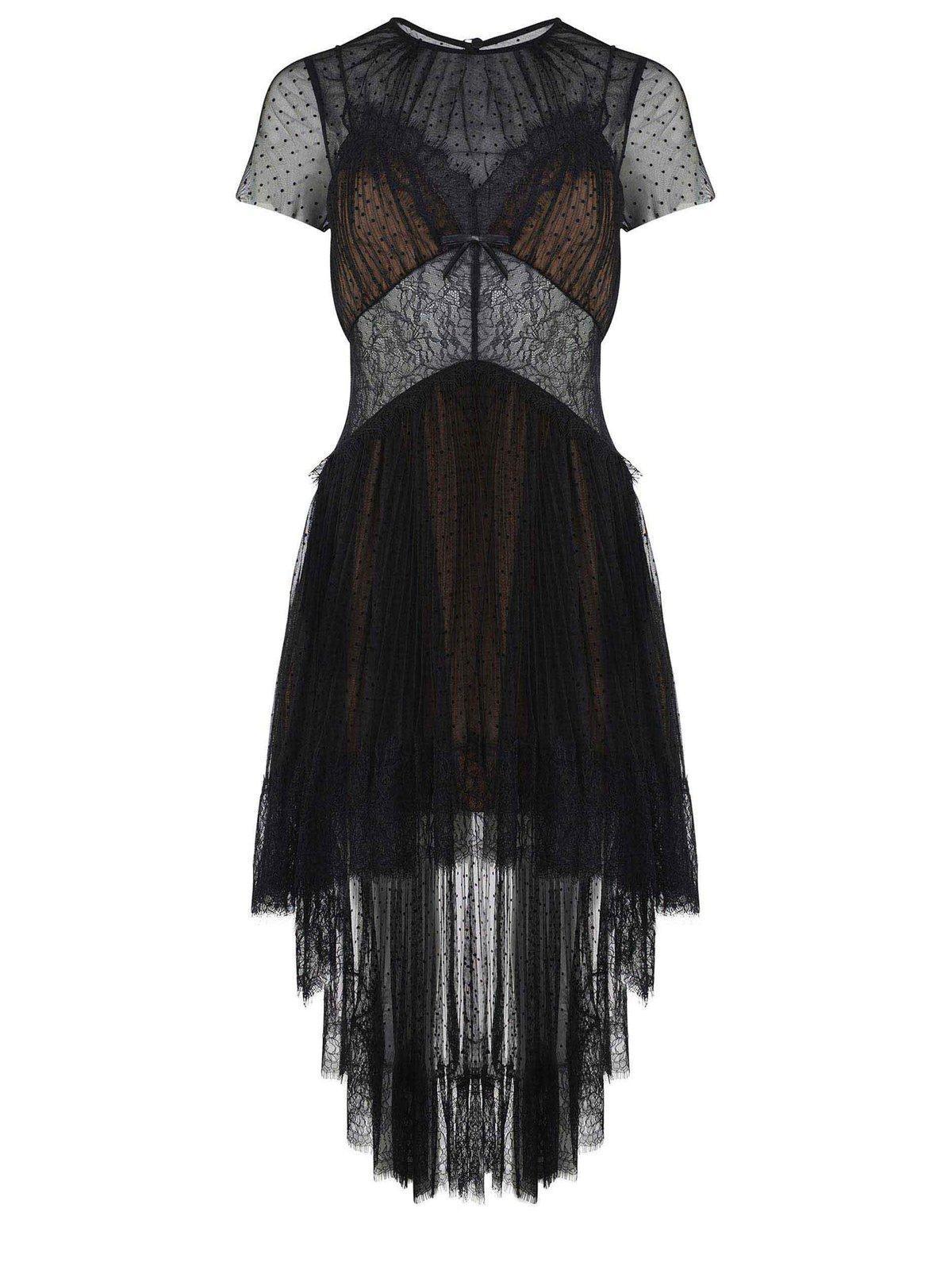 【送料&関税込】self-portrait Dot Mesh Mini Dress