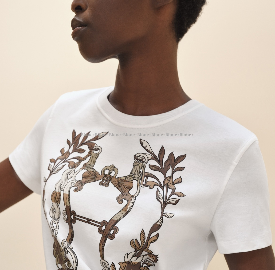 品格映える優雅な一枚【HERMES】Tシャツ《カルトゥッシュ》