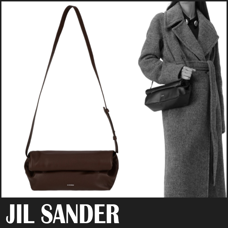 ☆送料関税込☆Jil Sander レザー ロゴ ショルダーバッグ☆