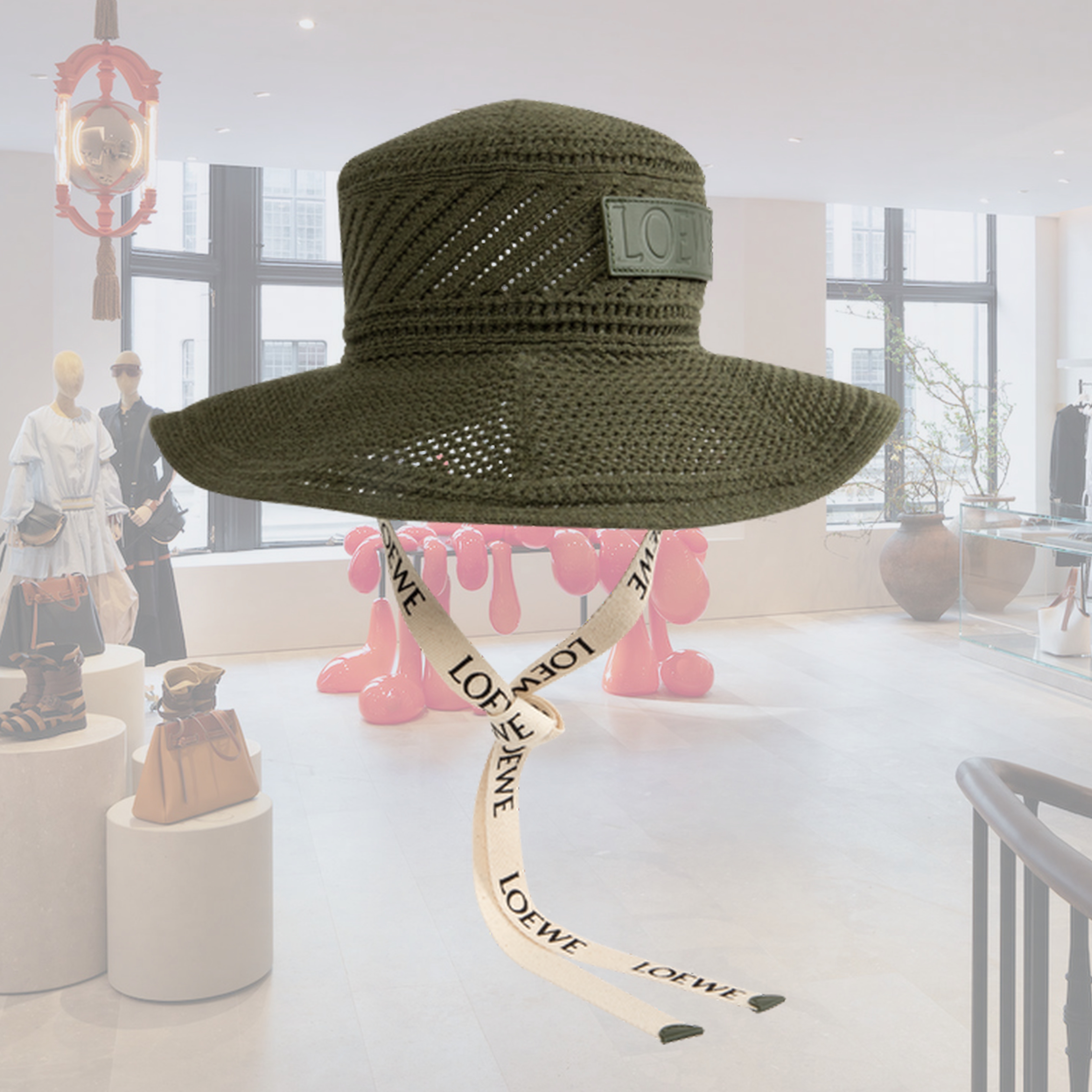 ∞∞ LOEWE ∞∞ Paula's Ibiza バケットハット☆ Unisex