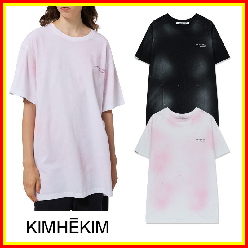[KIMHEKIM] Spray Dyed T-Shirt /追跡付