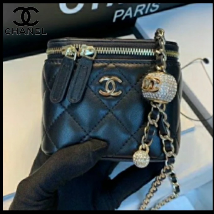 【ココボール煌めく25A】CHANEL ミニバニティケース ショルダー