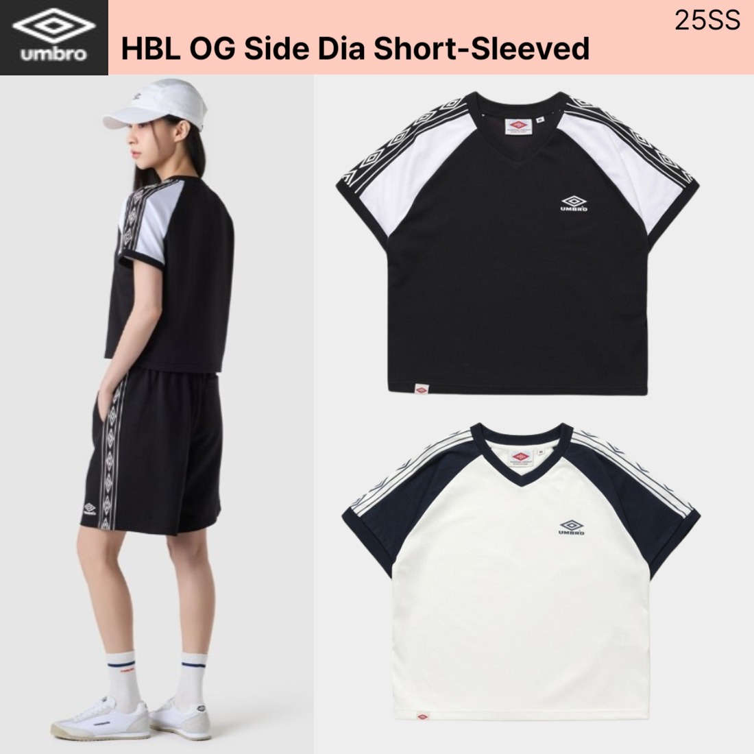 UMBRO■(W)HBL OG Side DIA Short Sleeve■送料込