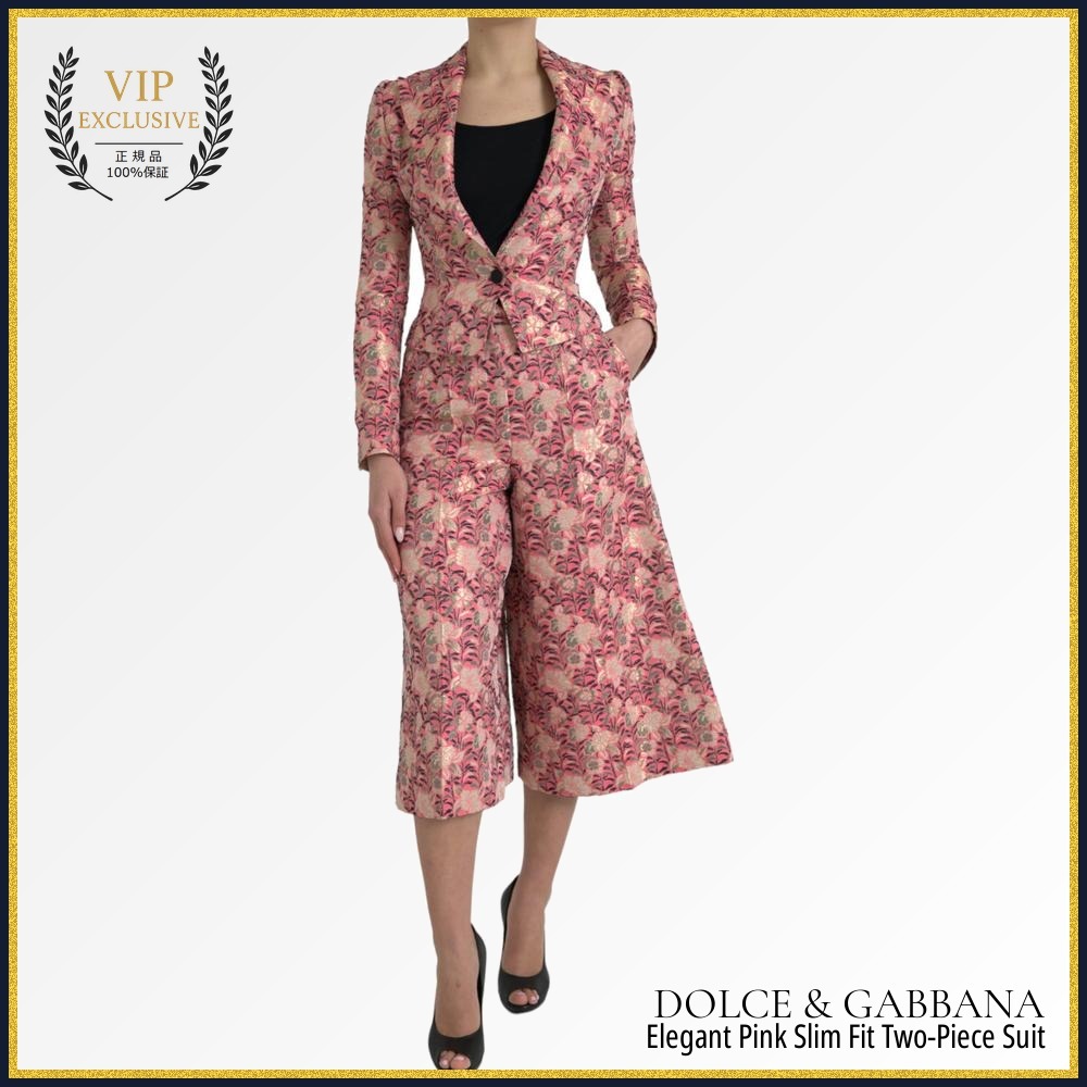 【VIP価格】DOLCE & GABBANA Pink Slim Suit