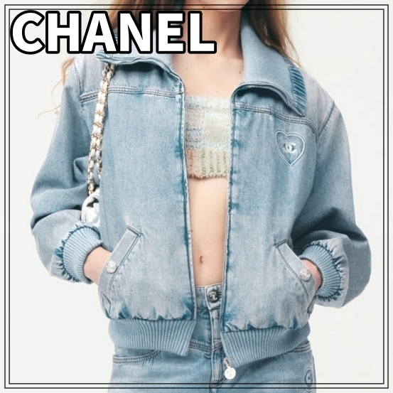【超カワイイ】CHANEL ココビーチ デニムジャケット
