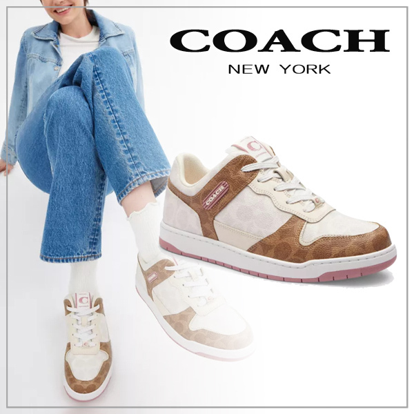 【COACH】コーチ C201 ロー トップ スニーカー・キャンバス