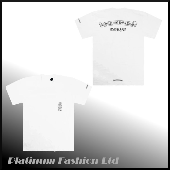 希少◆送料込【CHROME HEARTS】スクロールロゴ Tシャツ 東京限定