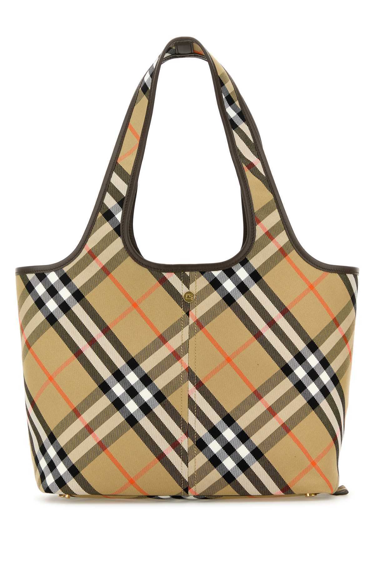 【関税&送料込】Burberry Embroidered Canvas Small Check Shop