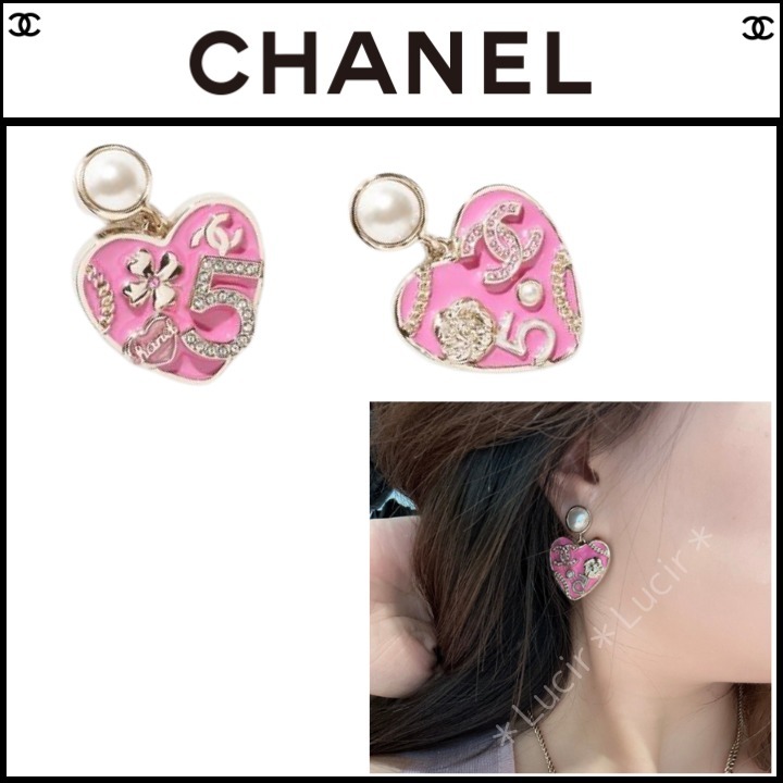 輝きを添えて☆CHANEL 可愛い ピアス