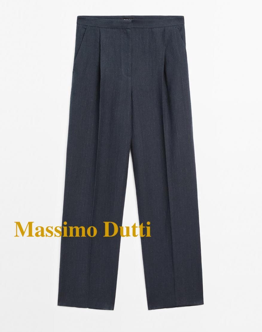 ☆日本未入荷*Massimo Dutti*新作*ピンストライプリネンパンツ☆
