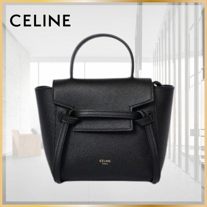 【CELINE】ベルトバック グレインカーフスキン ナノ 送料無料