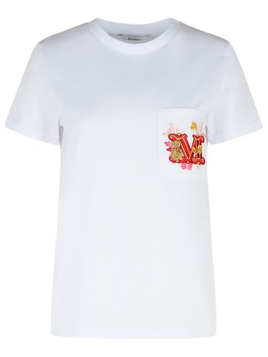 【送料&関税込】Max Mara nunzio White Cotton T-shirt