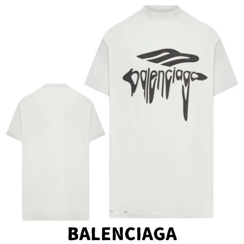 【BALENCIAGA】3b リクイファイド オーバーサイズ Tシャツ