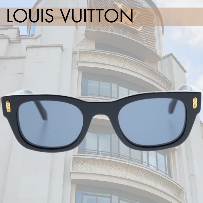 UVカット100％♪【Loius Vuitton】スクエアラウンドサングラス