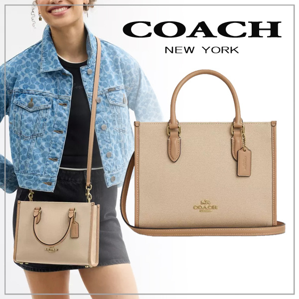 【COACH】コーチ マギー スモール トート バッグ・キャンバス