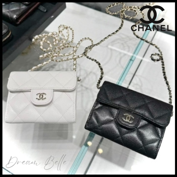 【使いやすいカラー】CHANEL クラシックチェーンクラッチ 財布