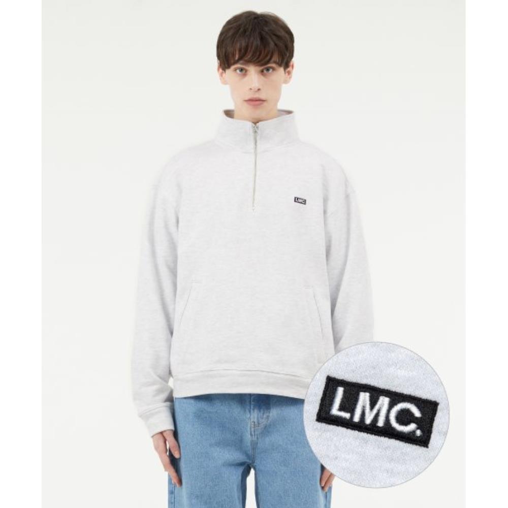 Tシャツ・カットソー LMC BOX QUARTER ZIP SWEATSHIRT light heather gray 0LM23SSW11