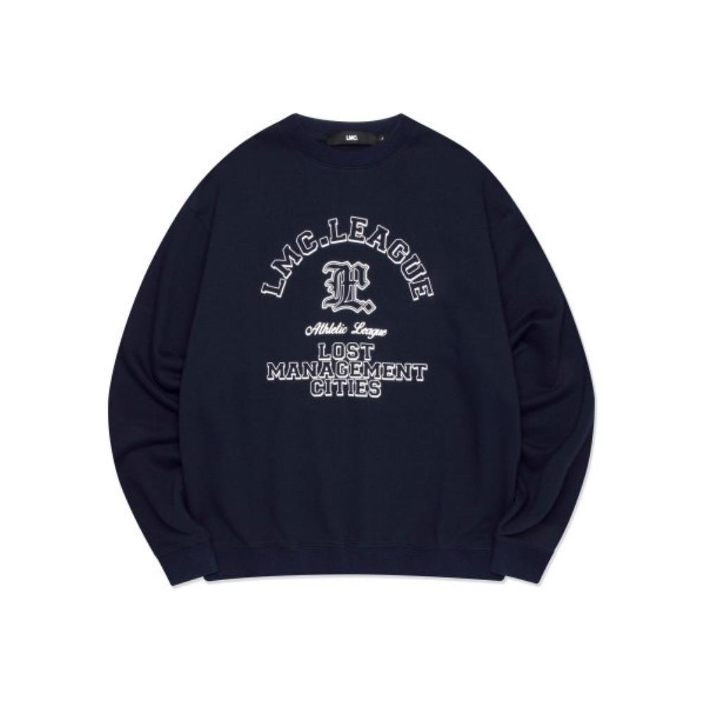 Tシャツ・カットソー LMC LEAGUE SWEATSHIRT navy 0LM23FSW112NVY