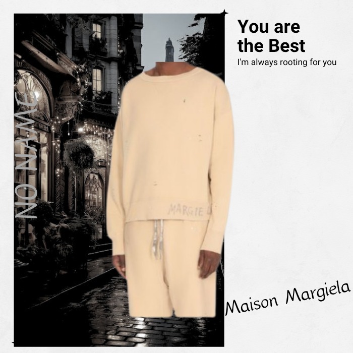 スウェット・トレーナー MAISON MARGIELA Men Sweatshirt Beige S50GU0237M25019 112