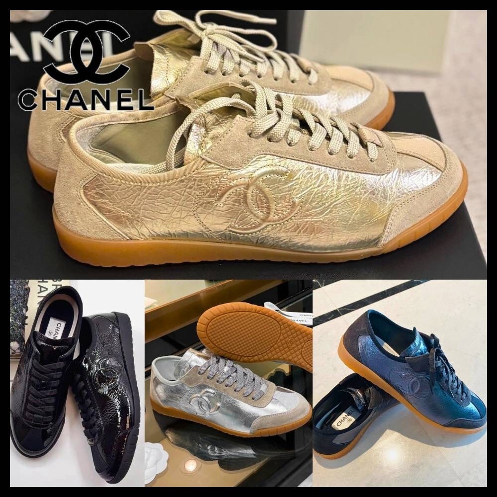 【CCロゴ光る♪】CHANEL スニーカー