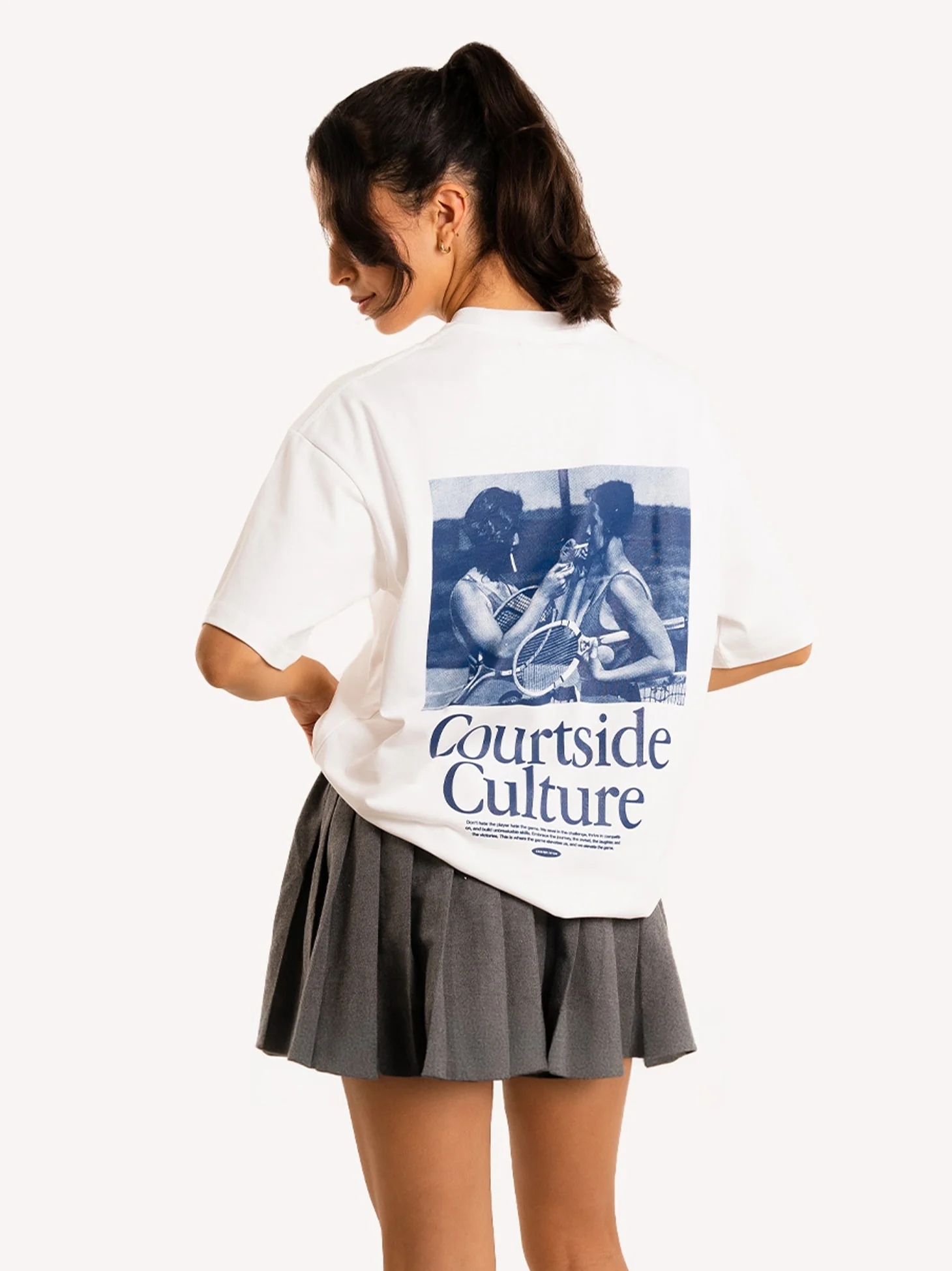 ★another COTTON LAB★Courtside Culture T-Shirt★2色★
