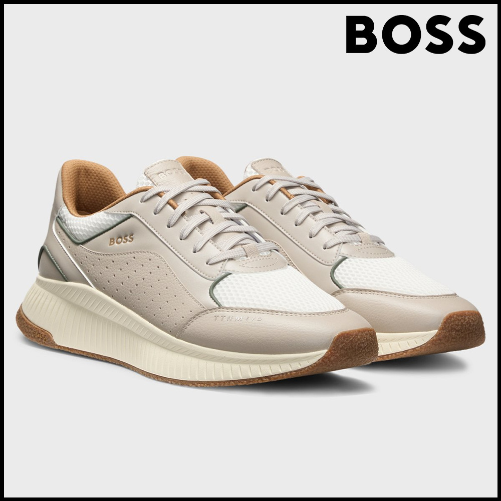 BOSS TTNM EVO ハイブリッドスニーカー フィッシュボーンソール