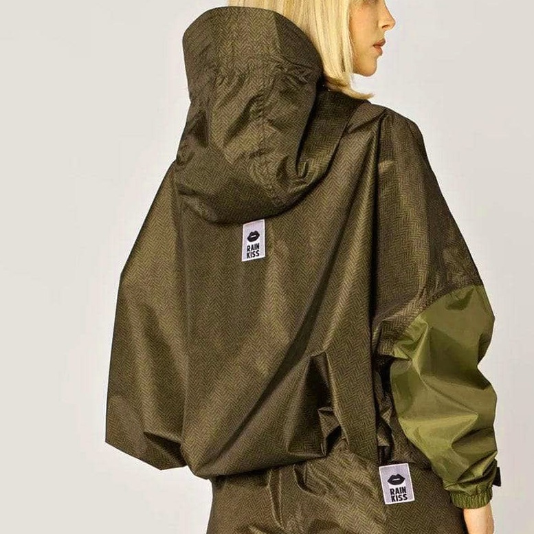 “RAINKISS” Anorak ヘリンボーン