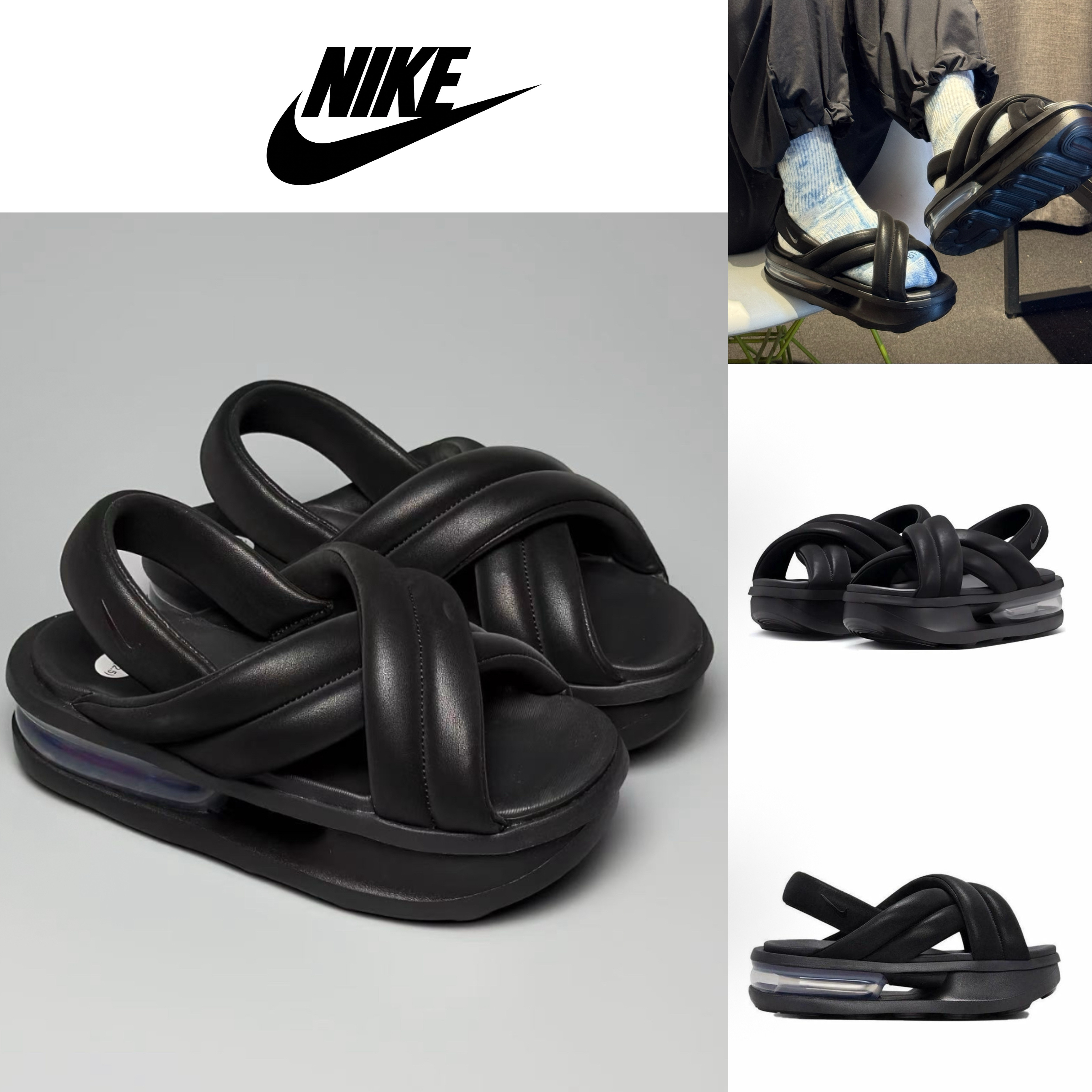 【Nike】美脚盛れ★エアマックスアイラ厚底サンダル