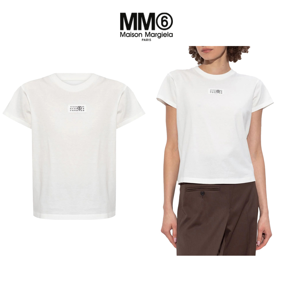 [MM6 Maison Margiela]ナンバリングコットンジャージーTシャツ