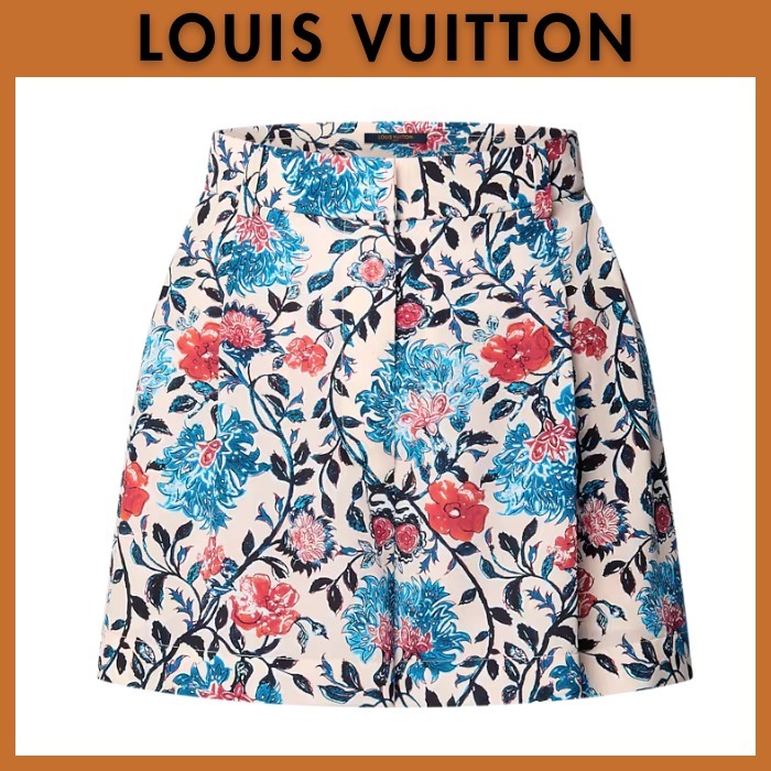 優雅なフローラル☆Louis Vuitton☆フローラルヴァインショーツ