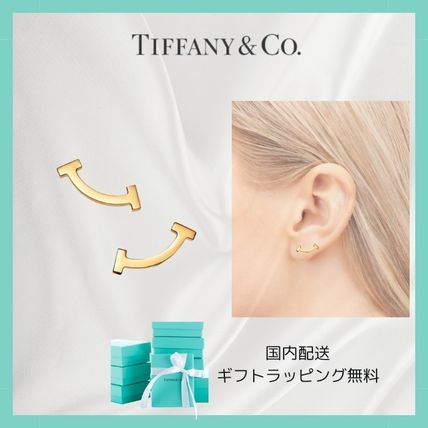 ティファニー T スマイル ピアス 18K ホワイトゴールド