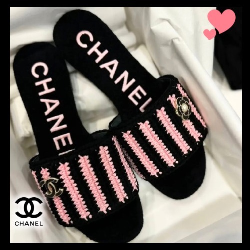 ココビーチ☆【CHANEL】フラット クロシェ G45597 B16076 NW176