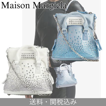 SALE★MAISON MARGIELA◆5AC ハンドバッグ クリスタル ベビー SALE☆MAISON MARGIELA◇5AC ハンドバッグ クリスタル ベビー