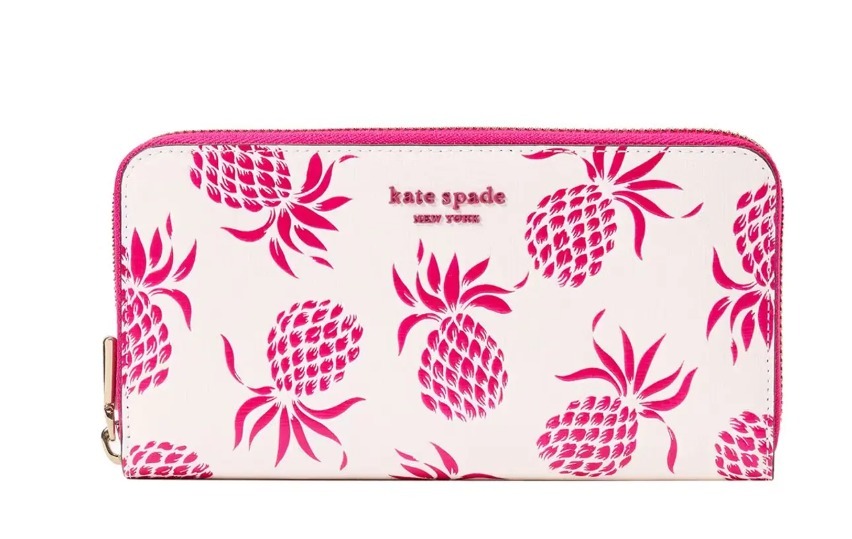Kate Spade パイナップルコンチネンタルウォレット
