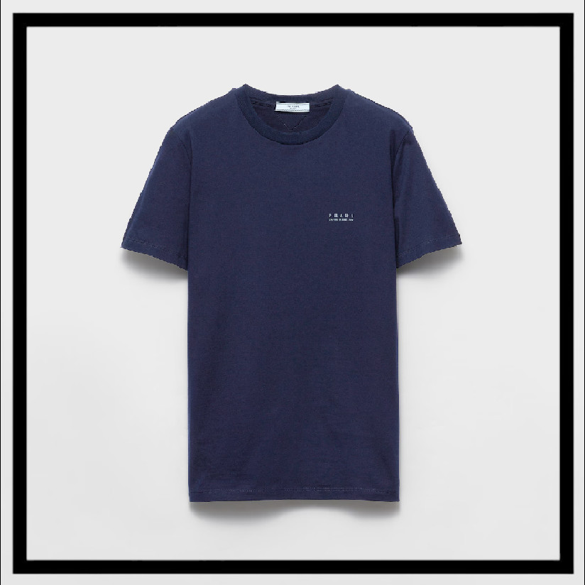 定番 ヴィンテージ感のある PRADA ◆ コットンジャージーTシャツ
