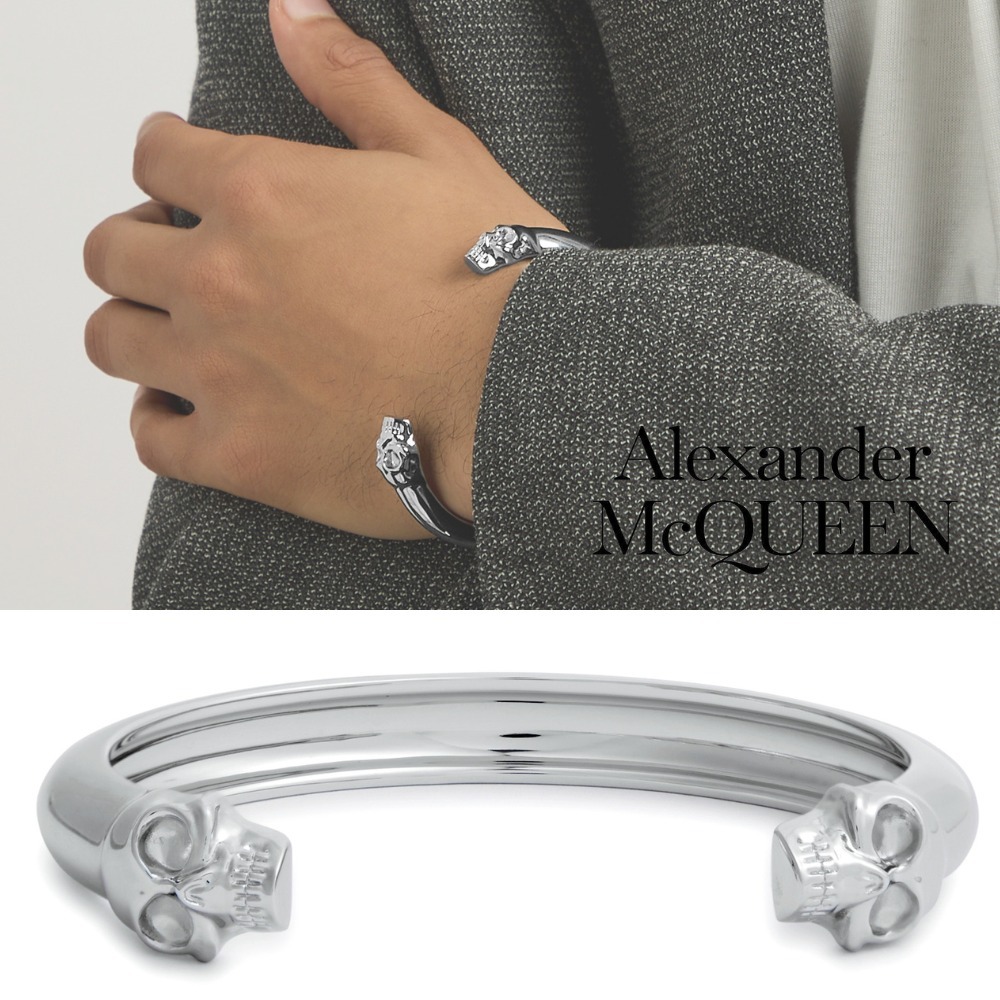 関税送料込♪ALEXANDER MCQUEEN/Twin Skull Bracelet