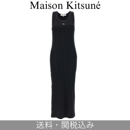 関税負担なし☆MAISON KITSUNE フォックス リブ タンク ドレス ベイビー フォックス リブ タンク ドレス | Maison Kitsuné
